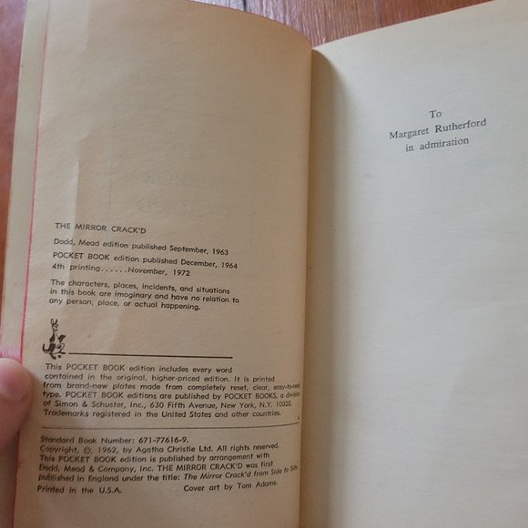 Vintage Agatha Christie - The Mirror Crack'd 1972 - Picture 7 of 8
